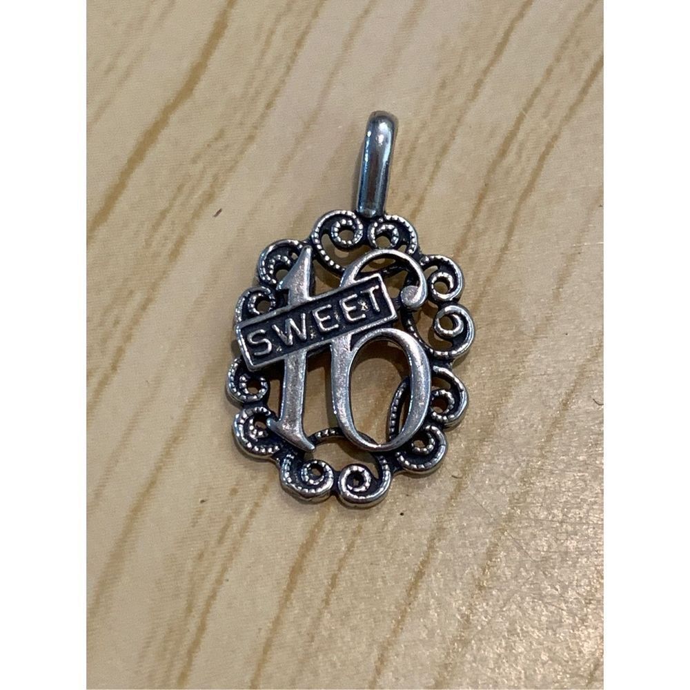 Sweet 16 Sterling Silver Jewelry Charm #birthday